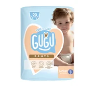 Pieluchy - Gugu Love & Care pieluchomajtki rozmiar 5 Junior (12-18 kg) 20 sztuk - miniaturka - grafika 1