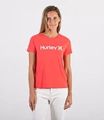 Koszulki i topy damskie - Hurley Hurley Damski T-shirt W Classic Crew Tee Caynn S 3HS1580255-624 - miniaturka - grafika 1