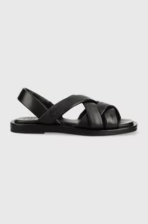 Sandały damskie - Gant sandały skórzane Khiria damskie kolor czarny 26561832.G00 - grafika 1