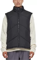Garnitury - Urban Classics Męska kamizelka Arrow Puffer Vest, czarny, XXL - miniaturka - grafika 1