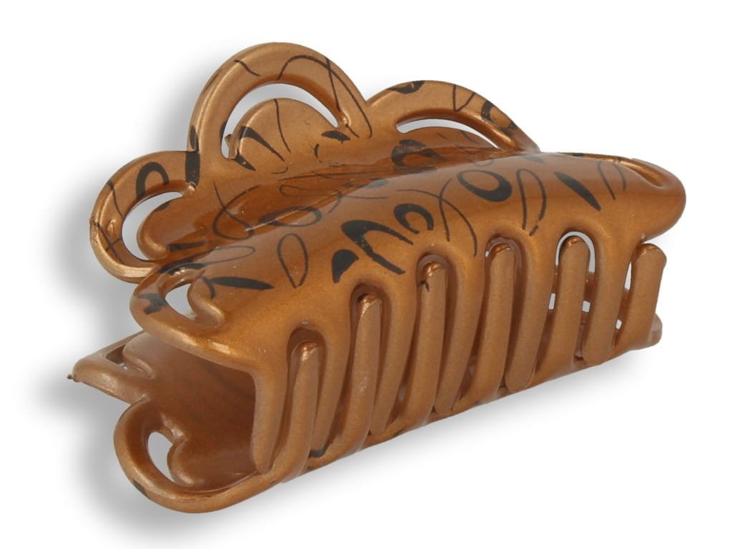 Orientana, Klamra spinka do włosów złote zawijasy