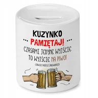 Skarbonki - Skarbonka Dla Kuzynki na Urodziny na Prezent z Nadrukiem ze Zdjęciem - miniaturka - grafika 1