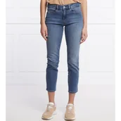 Spodnie damskie - BOSS BLACK Jeansy Crop 2.0 | Slim Fit - miniaturka - grafika 1