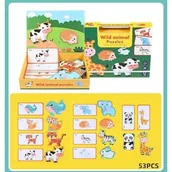 Zabawki interaktywne dla dzieci - Układanka magnetyczna zwierzęta - Smily Play - miniaturka - grafika 1