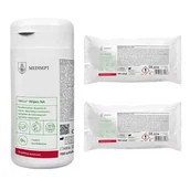 Dezynfekcja - Zestaw produktów Medisept - Velox Wipes NA, bezalkoholowe chusteczki do mycia i dezynfekcji powierzchni - puszka i 2 wkłady, 300 szt. - miniaturka - grafika 1