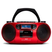 Radioodtwarzacze - Aiwa BBTC-660DAB/RD czerwone - miniaturka - grafika 1