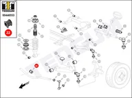 Układ zawieszenia - akcesoria - Poduszka stabilizatora TEDGUM 00446553 MB573783 00446553 - miniaturka - grafika 1