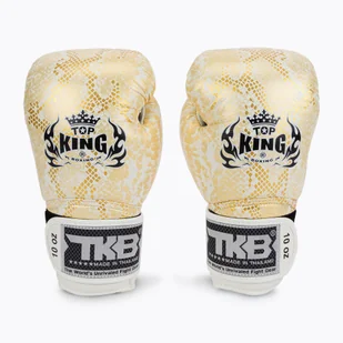 Rękawice bokserskie Top King Muay Thai Super Star „Air” białe TKBGSS  14 oz - Rękawice bokserskie - miniaturka - grafika 1