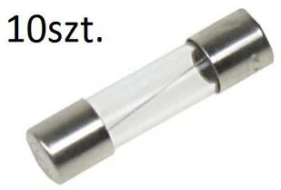 BEZPIECZNIK TOPIKOWY B-1000 1000mA SZKLANY, ZWŁOCZNY 1A 250V 10szt.  -  - 38 sklepów w całej Polsce - Akcesoria do monitoringu - miniaturka - grafika 1