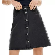 Spódnice - ONLY Spódnica damska, czarny (Black Denim), 34 - miniaturka - grafika 1
