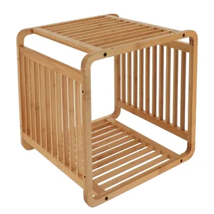 Półka modułowa Cube natural bambusowa - Półki łazienkowe - miniaturka - grafika 1