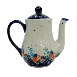 Ceramiczny imbryk Ceramika Bolesławiec - Zaparzacze i kawiarki - miniaturka - grafika 1