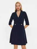 Sukienki - Rinascimento Sukienka koktajlowa CFC0121083003 Granatowy Regular Fit - miniaturka - grafika 1