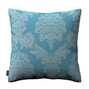 Dekoria Poszewka Kinga na poduszkę niebieski 43x43 cm Damasco 100-613-67 - Poszewki na poduszki - miniaturka - grafika 1