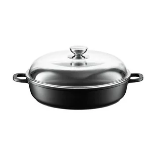 Ambition MAGNAT BRYTFANNA PATELNIA Z POKRYWĄ 30 CM ALUMINIUM CZARNA 84524 84524 - Brytfanny - miniaturka - grafika 1