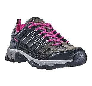Black Crevice Damskie buty trekkingowe, niskie cięcie, wodoodporne buty trekkingowe, wysokiej jakości sportowe buty outdoorowe, wyściełane buty trekkingowe z doskonałą amortyzacją, Szary Fuxia, 37 EU - Buty trekkingowe damskie - miniaturka - grafika 1