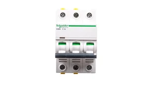 Schneider Electric Wyłącznik nadprądowy trójbiegunowy C 1A iC60N A9F04301 - Bezpieczniki elektryczne - miniaturka - grafika 2