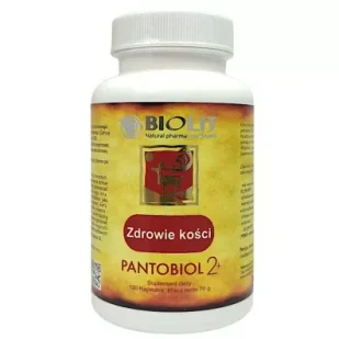 Biolit Pantobiol 2+ Suplement diety 120 kaps. - Stawy, mięśnie, kości - miniaturka - grafika 1