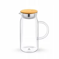 Dzbanki i imbryki - Dzbanek 1000 Ml Z Bambusową Pokrywką Wl-888207/A - miniaturka - grafika 1