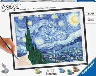 Ravensburger CreArt ART Collection - Starry Night Van Gogh, painting - Zabawki kreatywne - miniaturka - grafika 1