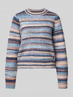 Swetry damskie - Sweter z dzianiny o kroju regular fit z dodatkiem wełny model ‘CELESTE CREW’ - miniaturka - grafika 1