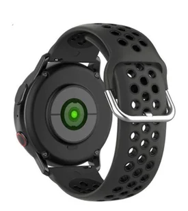 UNIWERSALNY PASEK SILIKONOWY DO ZEGARKA 20MM PASUJE DO GALAXY WATCH ACTIVE / 2 40/44 / GALAXY WATCH 42 / 3 41MM / HUAWEI WATCH GT 2 42MM / AMAZFIT B.. - Akcesoria do smartwatchy - miniaturka - grafika 1