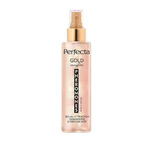 Perfecta Perfecta Mgiełka do ciała Pheromones active Gold sexyfire 200 ml PERFECTA 076779 - Toniki i hydrolaty do twarzy - miniaturka - grafika 1