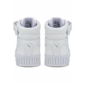 Buty trekkingowe damskie - Damskie sneakersy Carina 2.0 Mid PUMA White Silver Gray - miniaturka - grafika 1