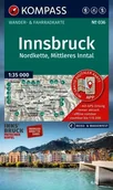 Przewodniki - Innsbruck I Okolice Mapa Wodoodporna Turystyczna 036 Etui Kompass 2025 - miniaturka - grafika 1