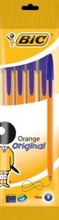 BIC DŁUGOPIS ORANGE ORIGINAL NIEBIESKI POUCH 4 8308521 - Długopisy - miniaturka - grafika 1