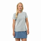Koszulki i topy damskie - Damska koszulka Jack Wolfskin PRELIGHT CHILL T W cool grey - XS - miniaturka - grafika 1