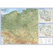 Atlasy i mapy - Demart Mapa Polski. Plansza edukacyjna na ścianę i biurko praca zbiorowa - miniaturka - grafika 1
