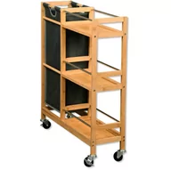 Regały - Regał na kółkach, 3 poziomowy, wyciągana torba, Kesper - miniaturka - grafika 1