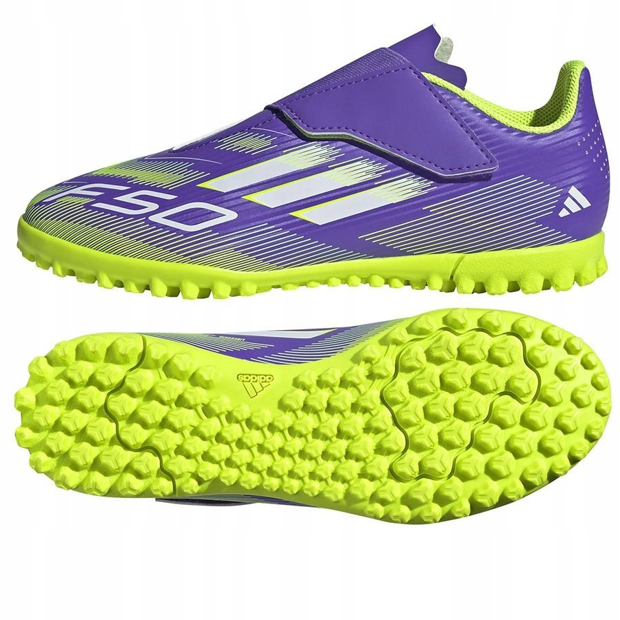 Buty adidas F50 Club Vel Jr TF JI0034 fioletowy 28