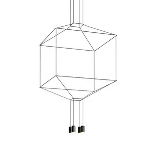 Kinghome Lampa wisząca FLUSSO 4 015-flusso4 91906 - Lampy sufitowe - miniaturka - grafika 1