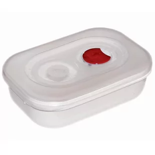 Ambition SMART GARNEK DO KUCHENKI MIKROFALOWEJ 0,9 L BIAŁO-CZERWONY TWORZYWO SZTUCZNE 699368 699368 - Garnki - miniaturka - grafika 1