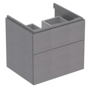 GEBERIT GEBERIT 500.506.43.1 Szafka Xeno2 pod umywalkę 60 cm 2 szuflady szary mat p$778tno - Szafki łazienkowe - miniaturka - grafika 1