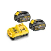 Akumulatory do elektronarzędzi - DEWALT Zestawy akumulatorów z ładowarką do XR XR Flexvolt DCB118T2 6000 mAh Li-Ion - miniaturka - grafika 1