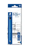 Ołówki - Staedtler Mars Lumograph Jumbo wstępnie naostrzony ołówek do pisania i rysowania, 2 / HB ołów, 100J-HB - miniaturka - grafika 1