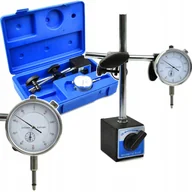 Narzędzia samochodowe - Czujnik zegarowy 10/0,01 mm na statywie magnetycznym walizka 10 - miniaturka - grafika 1