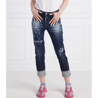 Spodnie damskie - Dsquared2 Jeansy cool girl | Cropped Fit | low rise - grafika 1