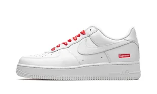 Nike Air Force 1 x Supreme White 44 - Moda i Uroda OUTLET - miniaturka - grafika 1