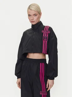 adidas Bluza Adibreak JD0097 Czarny Regular Fit - Bluzy damskie - miniaturka - grafika 1