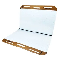 Akcesoria do tablic - Blok flipchart samoprzylepny 70x42 cm biały w kropki 50 kartek w teczce kartonowej z uchwytem MEMOBE STIKKIESFLIP /MB002/ - miniaturka - grafika 1