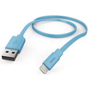Hama Kabel do Ładowania i Synchronizacji Lightning 1.2 m Niebieski (001736460000) - Kable USB - miniaturka - grafika 1