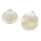 Pojemniki kuchenne - Pojemnik na czosnek Wyspa Okazji kremowy - miniaturka - grafika 1