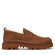 Półbuty męskie - Loafersy Clarks Badell Step 26176092 Brązowy - miniaturka - grafika 1