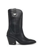 Botki damskie - Pepe Jeans Kowbojki Gina Western W PLS500017 Czarny - miniaturka - grafika 1