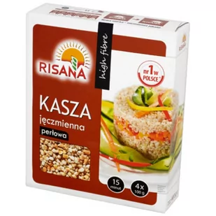 Risana Sonko Kasza jęczmienna perłowa 4x100 g - Kasza - miniaturka - grafika 1