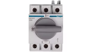 Hager Modułowy rozłącznik izolacyjny HAC310 100A 3P HAC310 - Bezpieczniki elektryczne - miniaturka - grafika 2